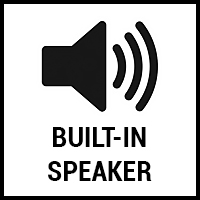 Built in speaker